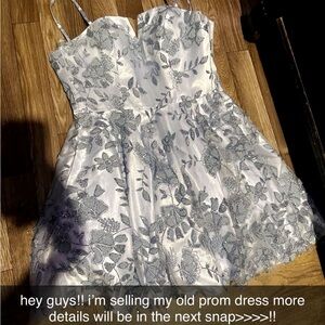 Elegant Floral Prom Dress